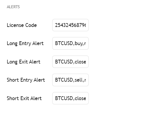 Custom alert inputs in TradingView strategy settings
